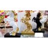 Majestic Gold-Plated Horse Statue A Timeless Home Decor Showpiece - Image 2