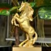 Majestic Gold-Plated Horse Statue A Timeless Home Decor Showpiece - Image 5