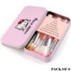[3 x Mini Hello Kitty] 7PCS Makeup Brush Set - Image 2