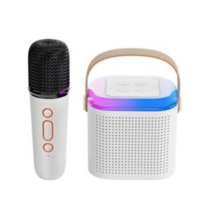 Y1-Mini-RGB-Lighting-USB-Rechargeable-Wireless-Karaoke-Speaker-With-Microphone