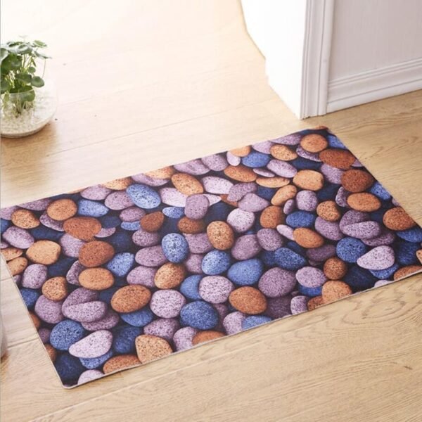 Cobblestone-Entrance-Doormat-Welcome-Kitchen-Carpet-Non-Slip-Bathroom-Floor-Water-Absorption-Carpet