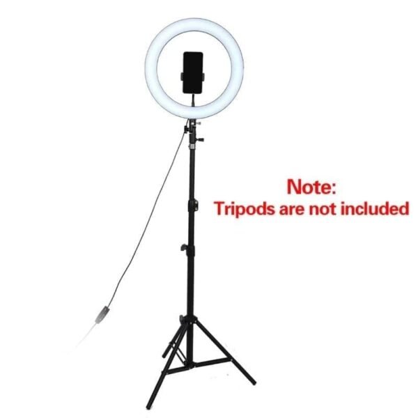 26CM/10 Inch LED Selfie Ring Light Studio Photography Photo Ring Fill Light For Smartphone Functions as a Description System. - Image 5