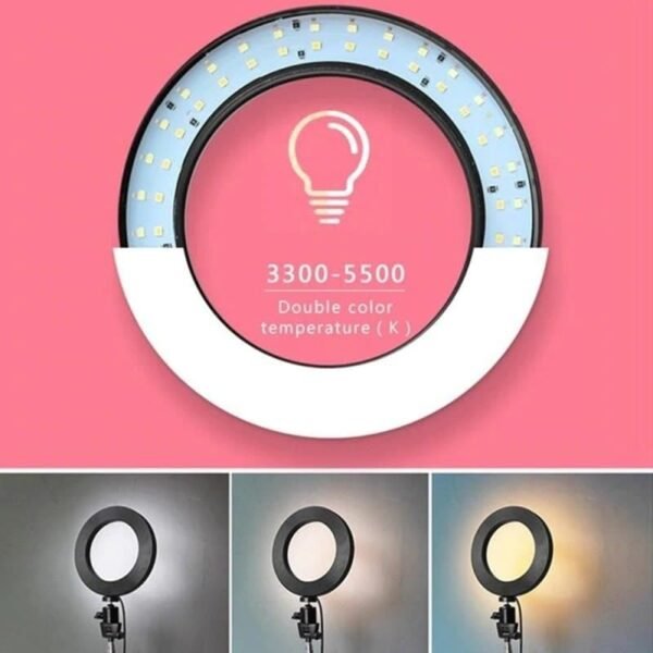 26CM/10 Inch LED Selfie Ring Light Studio Photography Photo Ring Fill Light For Smartphone Functions as a Description System. - Image 10