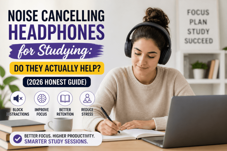 Noise Cancelling Headphones for Studying: Do They Actually Help? (2026 Honest Guide)