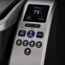 Keurig K-Elite iced coffee setting button control panel review 2026 single serve