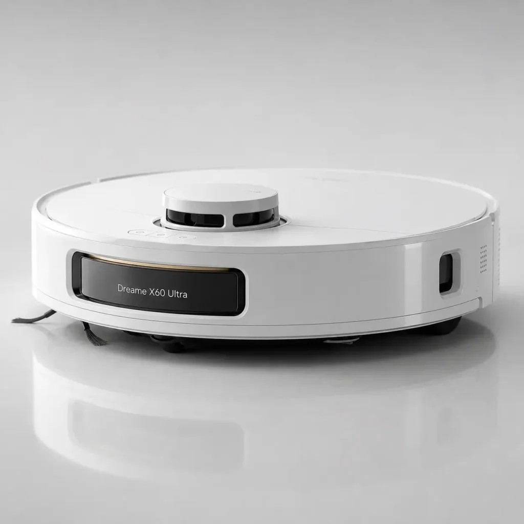 Dreame X60 Ultra robot vacuum in studio