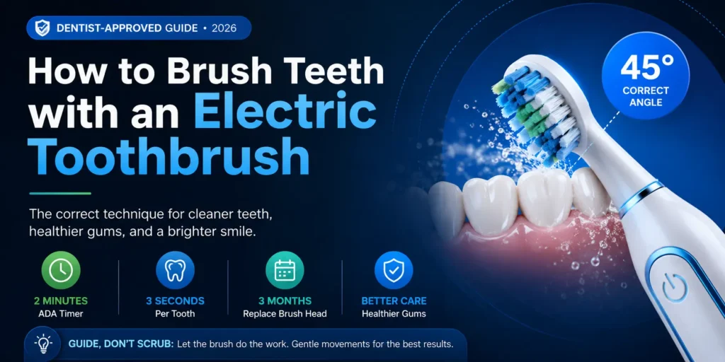 How to Brush Teeth With an Electric Toothbrush