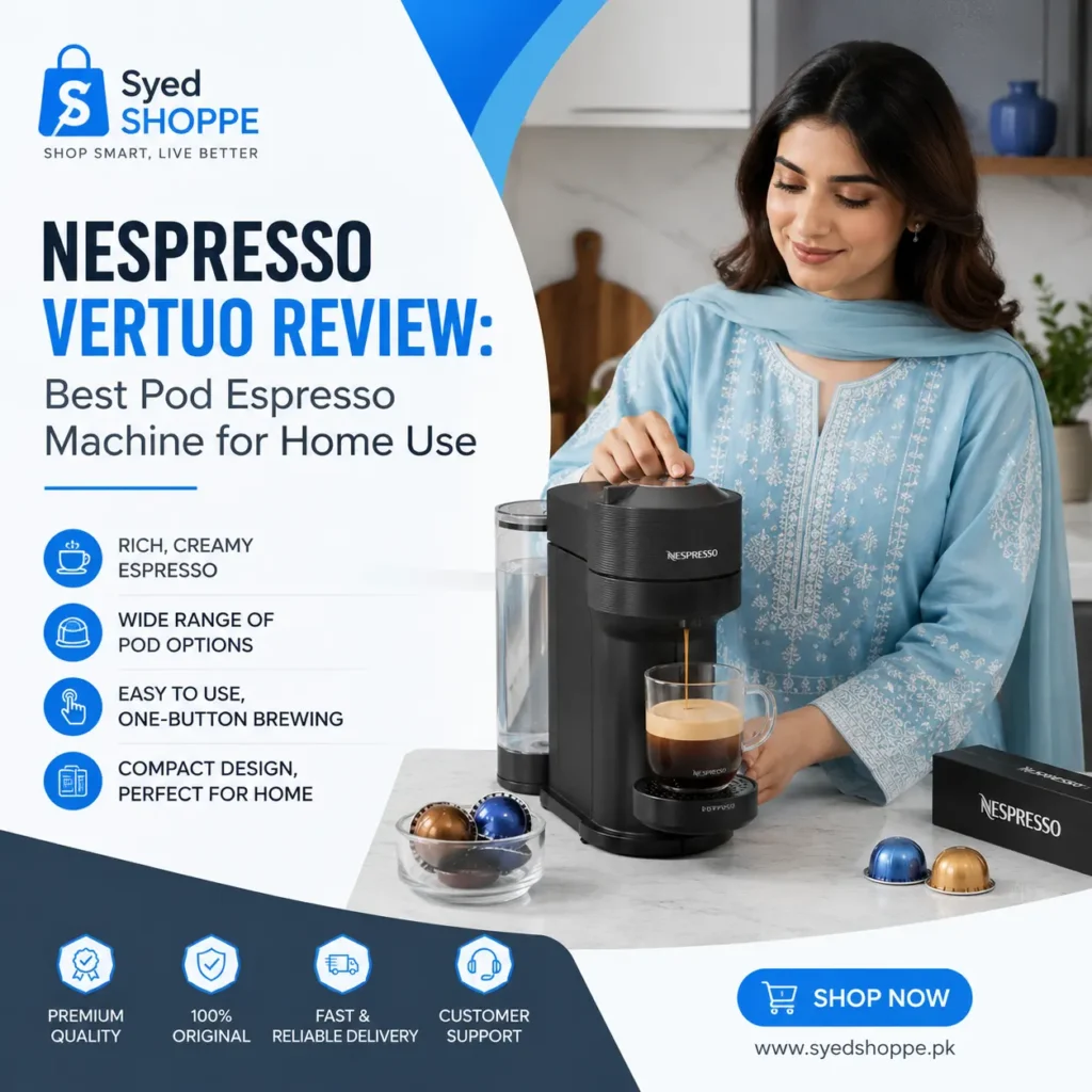 Nespresso review in a modern kitchen