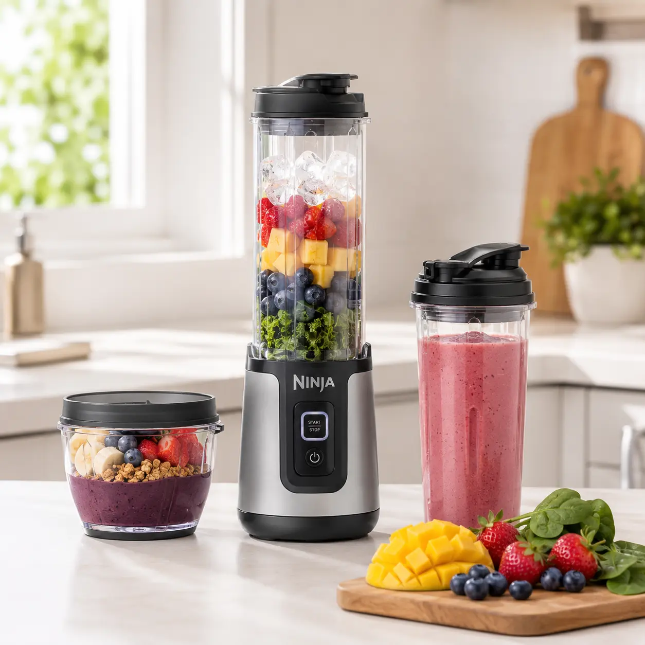 Ninja SS101 Foodi Power Nutri Duo — Best for Smoothie Bowls