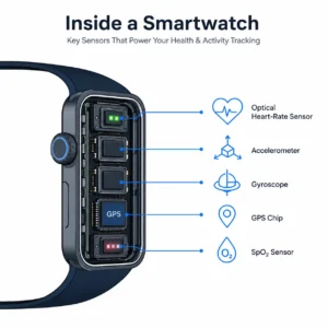 how smart watches track health with sensors