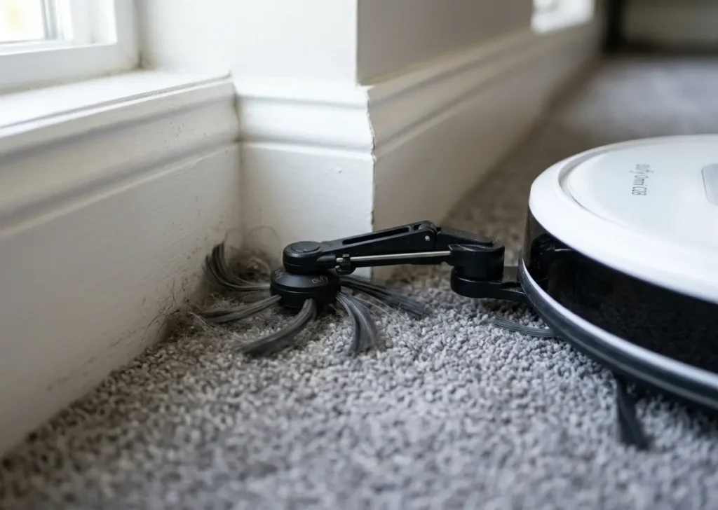 Eufy Omni C28 CornerRover side brush arm extending