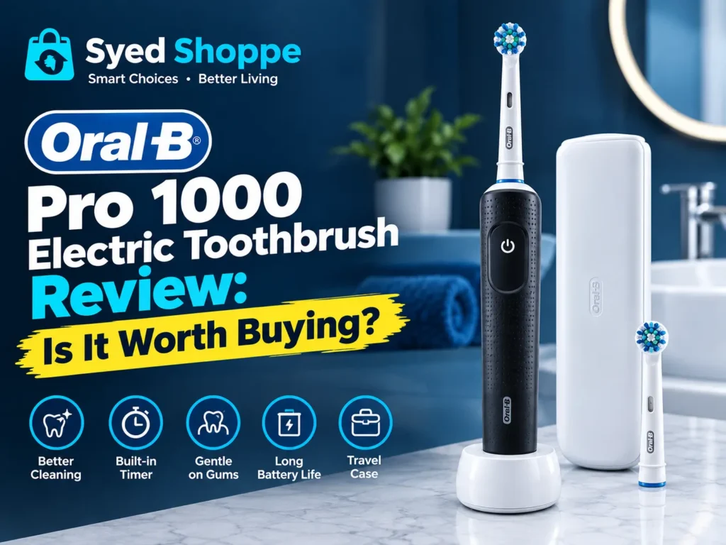 Oral-B Pro 1000 electric toothbrush review featured image