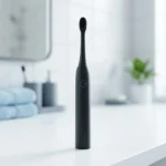 Oral-B Vitality Pro electric toothbrush handle on a light background