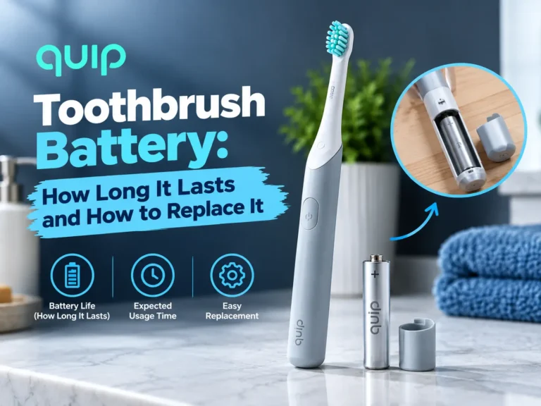 Quip Toothbrush Battery: How Long It Lasts and How to Replace It