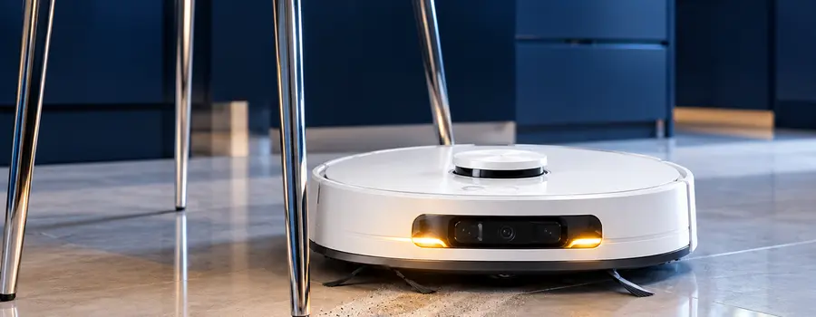 robot vacuum sweeping