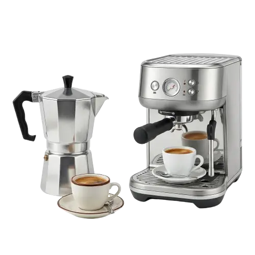 Espresso maker vs espresso machine compared