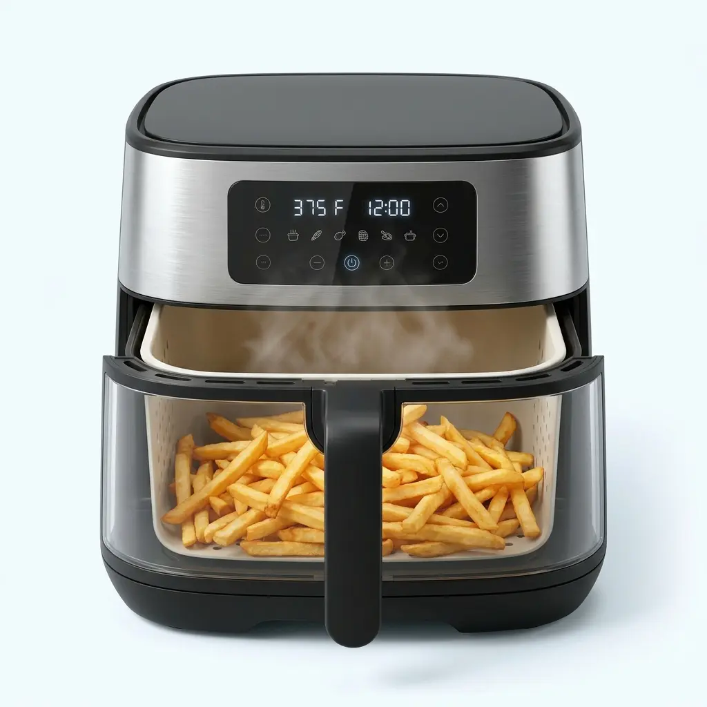 Instant Vortex Plus 6-quart air fryer with ClearCook window in a non toxic air fryer coating comparison