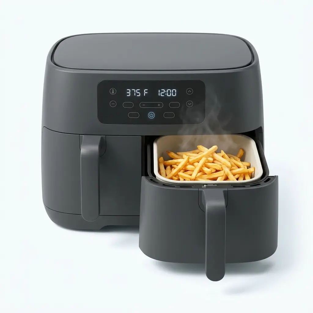 Ninja Foodi 10-quart dual-basket air fryer included in a non toxic air fryer coating comparison