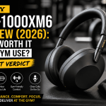 Sony WH-1000XM6 over-ear headphones for gym use 2026